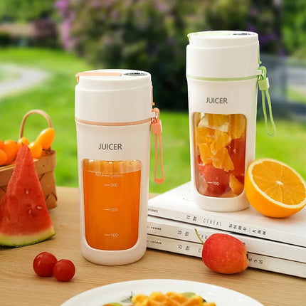 Portable USB Mini Juicer Blender Cup – 1200mAh Battery BPA Free Electric Fruit Blender for Smoothies Travel & Outdoor Home