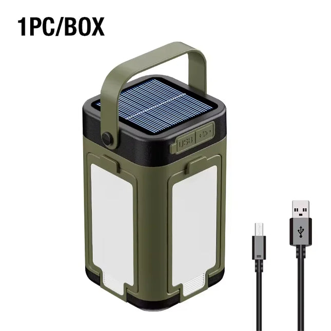 Outdoor Portable Mobile Power Light Type-C Charging LED Hanging Multi Gear Tent Light Suitable for Camping, Hiking, and Fishing