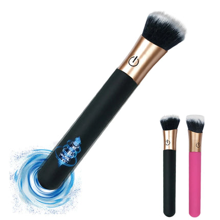 Electric Vibration Rechargeable Makeup Brush Vibrator Tools Cosmetic Brush Foundation Blush Loose Powder Brush Beauty Tools 18+
