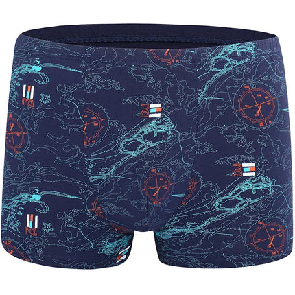 Mens Modal High Elasticity Boxer Shorts Print Underpants Sexy Boxers Bamboo Fiber Panties Male Underwears Plus Size 2XL-7XL