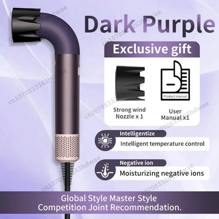 200 Million Anion Blow Dryer Professinal Leafless Hair Dryer Negative Lon Hair Care Quick Home Powerful Hairdryer Constant HD18