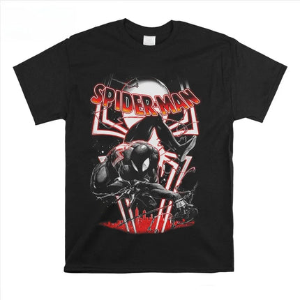 Spider-man Spiderman Movie Retro Comic Men T Shirts Fashion Tees 100_ Cotton Round Neck T-Shirt Spring/Summer New Collection
