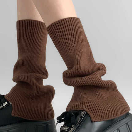 ay Knitted Leggings Sos Women's Autumn Winter College Sle adient JK Small Leggings Slimming Effect Night Study Room