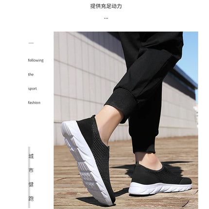 YRZL New Running Shoes for Men Breathable Sports Shoes Light Weight Fashion Summer Breathable Sneakers for Men Plus Size 39-46