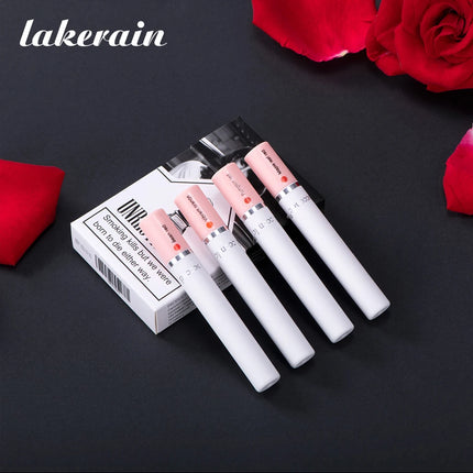 4 pcs/set Cigarette Lipstick Set Long Lasting Lip Glaze Matte Lip Gloss Waterproof Lip Stick Tube Nude Lip Tint Makeup Cosmetics