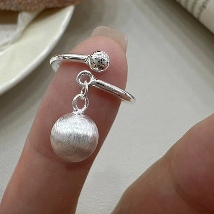 925 Sterling Silver Open Finger Ring Punk Heart Irregular Geometric Stackable For Women Girl Jewelry Gift Dropship Wholesale