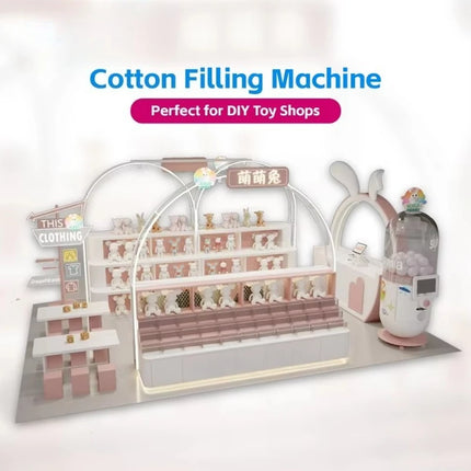 Factory Direct Small & Medium Plush Toy & Doll Filling Machine Indoor Semi-Finished Product Plastic Vending Machine Customized