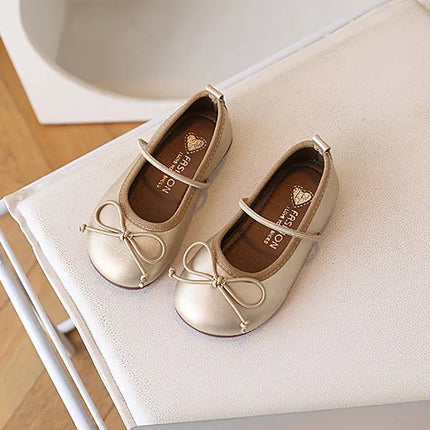 Children Flats Spring Summer Autumn Kids Shoes Girls Oxfords School Gold Silver Toddler Soft Pu Leather Shoes For Girl