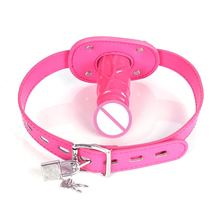 Open Mouth Gag Silicone Ball Dildo Restraint Fetish Flirting BDSM Bondage Sex Toys for Couples Adult Erotic Game Chastity Belt