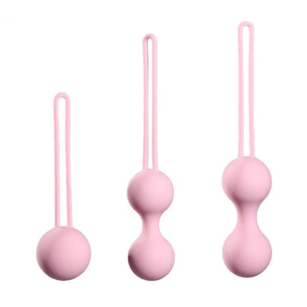 3Pcs/Set Kegel Ball Smart Ben Wa Geisha Balls Silicone Vaginal Chinese Egg For Woman Sex Toys