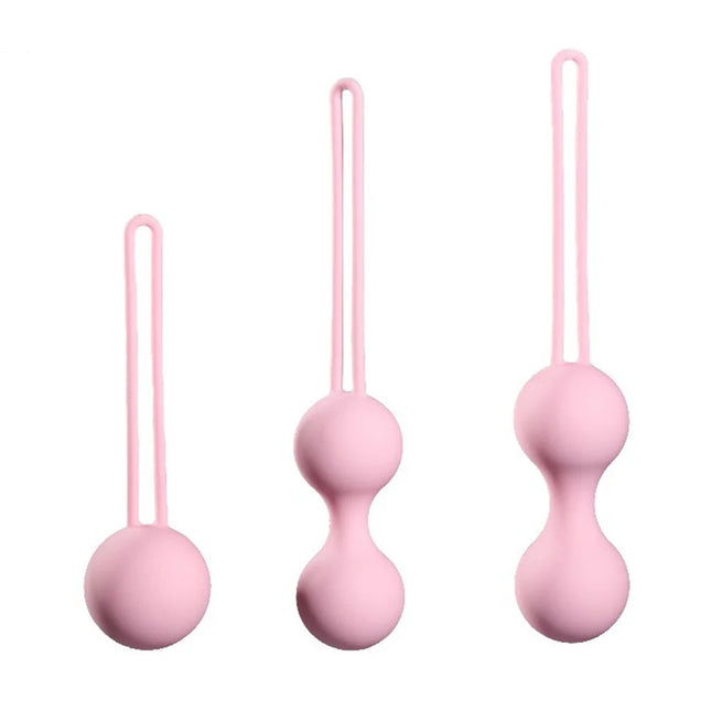 3Pcs/Set Kegel Ball Smart Ben Wa Geisha Balls Silicone Vaginal Chinese Egg For Woman Sex Toys