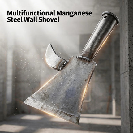 Multifunctional Manganese Steel Scraper Dual-Use Wall Shovel Weeding Axe For Home & Garden Cleaning