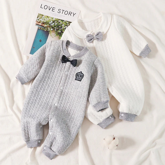Soft Baby Girl Clothes Cotton Autumn and Winter Newborn Romper Cute Girl Bodysuit Warm Boy Clothes Babies 0 to 12 Months