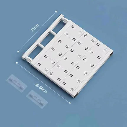 Home Wardrobe Storage Kitchen Bathroom Shelf Dormitory Dividers Expandable Divider Punch-Free Retractable Storage Layers Board