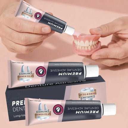 Comfort Denture Adhesives Glue Teeth Care Thermoplastic Denture Silicone Reline Kit Adhesive Cushion Friction Fixed Dentures