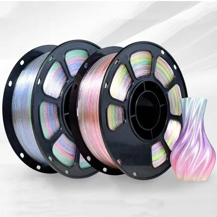 1.75mm 3D Printer Filament  PLA Crystal flash point rainbow Printing Material 1Kg, 500g, 250g Filament Crystal Sparkle Forest