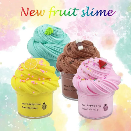 Butter Slime Fluffy Slimes Plasticine Making Toy Putty Snail Toy Slime Cream Cloud Plasticine Gifts Toys