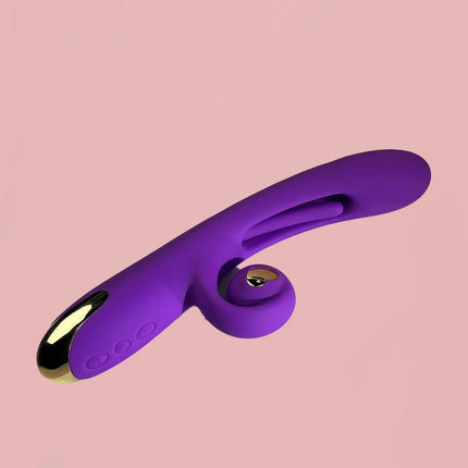 3 in 1  Snail Vibrator Flapping Tapping Tongue Flexiable Snail Penetration G Spot & Clitorial Sex Toy for Women Pleasure 18+ Toy
