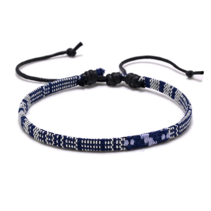 Bohemia Style Colorful Weave Rope Friendship Bracelets For Woman Men Cotton Handmade Braided Bracelet Ethnic Jewelry Gifts