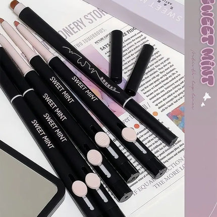 SWEET MINT Artist Lipliner Outline Lip Shape Lasting Color Pen With Brush Novice Lipstick Matte