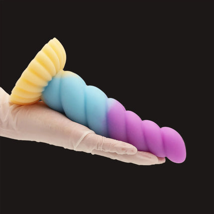 NEW Luminous Anal Plug Female Masturbator Expansion Anal Dildos for Women Soft Silicone Butt Plug Gay Sex Toys Prostate Massager