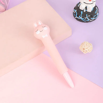 Squishy and Cute Kawaii Pen Kawaii Accessories Cute Girl Pens Animal Fruit Shaped Stress Relief Pens Cute School Supplies