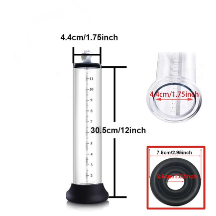 Male Penis Enlarger Vacuum Pump Penis Bigger Growth Enlargement Enhancer Adult Sex Toys For Men Lasting Trainer Erotic Products