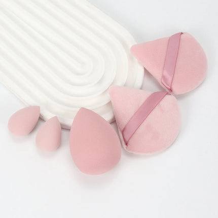 5Pcs Professional Makeup Sponge Set - Soft, Gentle, Multi-Purpose Tools for Perfect Foundation, Powder and Blush Application