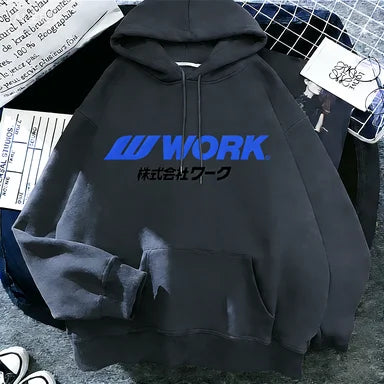 2025 Jdm Style Printed Hoodie Unisex Men Women Casual Fashion Hooded Pullover Sweatshirts Long Sleeves Y2k Streetwear Clothing