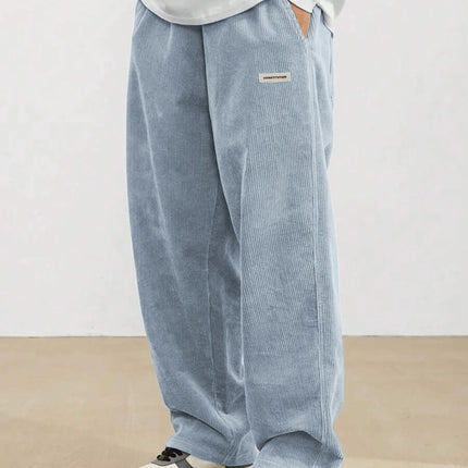 Men's Casual Pants Loose Pants Corduroy Breathable Loose Outdoor Pants Fashionable Design Jogging Pants 2026 New Casual Pants