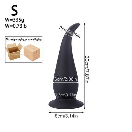 3 Size Tail Butt Plug Soft Silicone Tapon Anal Plug Man Woman Silky And Skin-Friendly But Plug Xl Analog Plug Man Plugs Anul