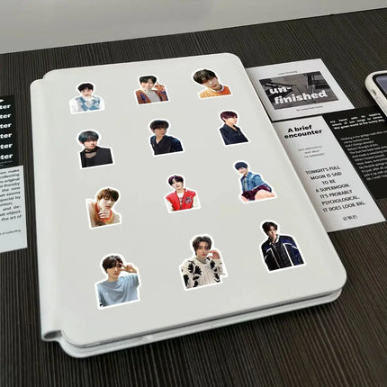 New Kpop Idols JUNGWON HEESEUNG Photo Stickers JAY JAKE NI-KI Stickers Kawaii Waterproof Photo Sticker Fans Collection Gift