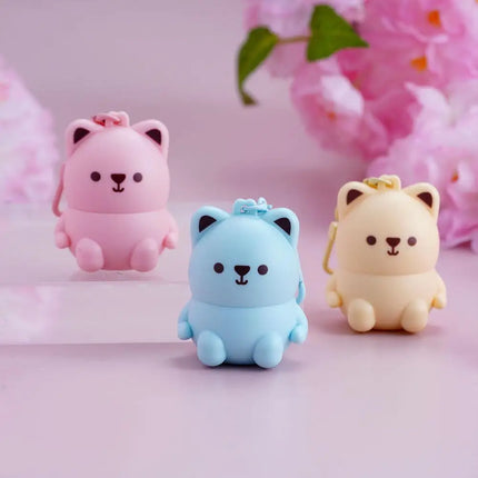 Cute Kids Lip Balm Moisturizing Anti Chapping Repair Formula For Dry Lips Gentle Non Irritating With Backpack Buckle Daily Care
