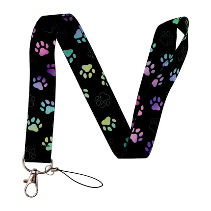 Cute Cartoon Cat Duck Neck Strap Lanyards For Keychain ID Credit Card Pass Animal Hang Rope Cell Phone Charm Accessories