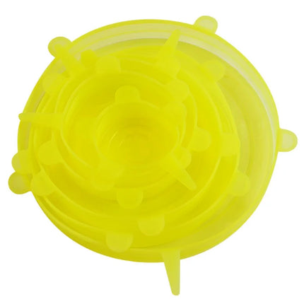 Silicone Food Lids 6pcs / Couvercles Silicone Alimentaire 6pcs
