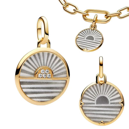 Coin Pendant Charms 925 Silver Vintage Round Seal Metal Golden Skull Compass Medal Beads Bracelets Necklaces Parts Fine Jewelry