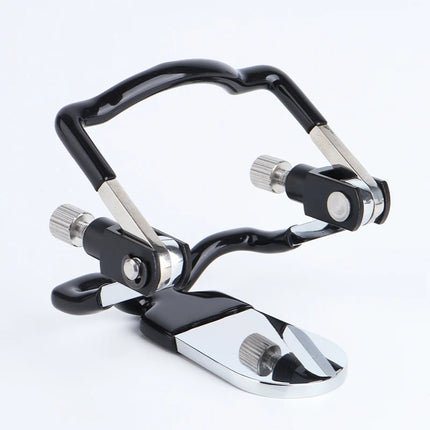 Stainless Steel BDSM Gag with Tongue Press Adjustable Metal Mouth Restraint Mouth Plug Slave Deep Throat Gag Restraint for Adult