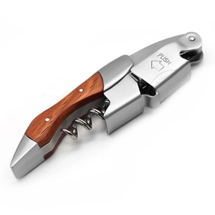 Wine Opener, Professional Waiters Corkscrew,  Bottle Opener and Foil Cutter Gift for Wine Lovers