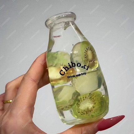 Boba Tea Stress Ball Bubble Tea Fidget Toy Water Bottle Squishy ASMR Anti Stress Funny Novelty Toy Toys For Girl antiestrés
