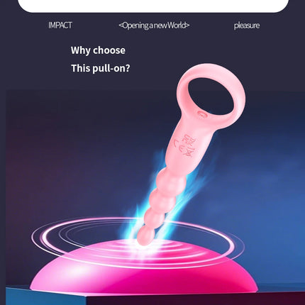 Vibrating Anal Beads Butt Plug Anal Plug Prostate Massager Anal G Spot Vibrator Anal Toy Adult Sex Toy for Men Women Couples