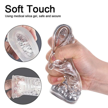 Automatic Telescopic Rotation Male Masturbator Men Masturbation Cup Simulation Blowjob Masturbator Adult Goods Sex Toy for Men