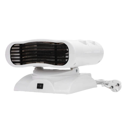Portable Space Heater Cooler 2000W Auto Oscillating Desk Fan For Home Bedroom Living Room Office