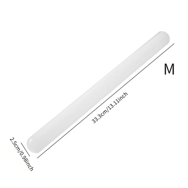 1PC-Plastic Rolling Pin Non-Stick Dough Roller for Home Use Dumpling Skin Rolling Stick Baking Tool