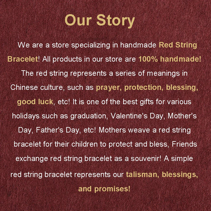 Handmade Red String Bracelet With Gold Plated Clasp Red String of Fate Bracelet For Men Women Unisex Protection and Good Luck