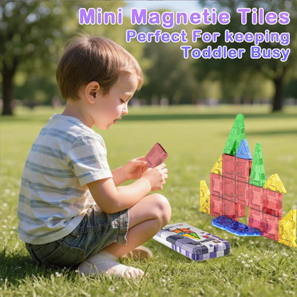 3.75cm Mini Magnetic Tiles Educational Magnetic Building Blocks Set Toy For Kids Children Holiday Gift