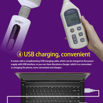 Leten Clitoral Vibrator for Female Masturbation Orgasm AV Stick Magic Wand Massager Stimulate Nipple Clitoris Sex Toys for Woman