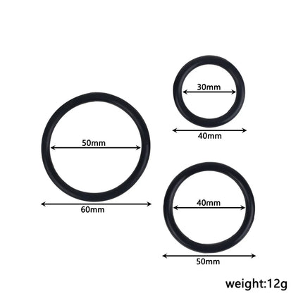 3pcs Penis Cock Rings Adult Goods For Men 18+ Delay Ejaculation Adult Sex Toys Multifunction For Beginners Long Lasting Cockring
