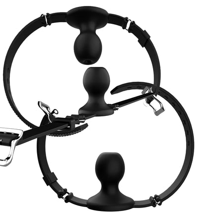 Hot !Silicone Mouth Gags Breathable Ball Gag Adjustable Belt Mouth BDSM Erotic Sex Toys For Couple Adult Game Role Play Sexyshop