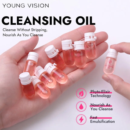 7/10 Capsules of Cleansing Oil Gently Non Irritating Moisturize Soothe Cleansing Travel Portable Single Makeup Remover Oil