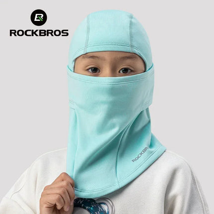 ROCKBROS Ski Mask Outdoor Windproof Full Face Cover UV Protector Breathable Scarf Face Mask Equipment Skiing Cap for Children